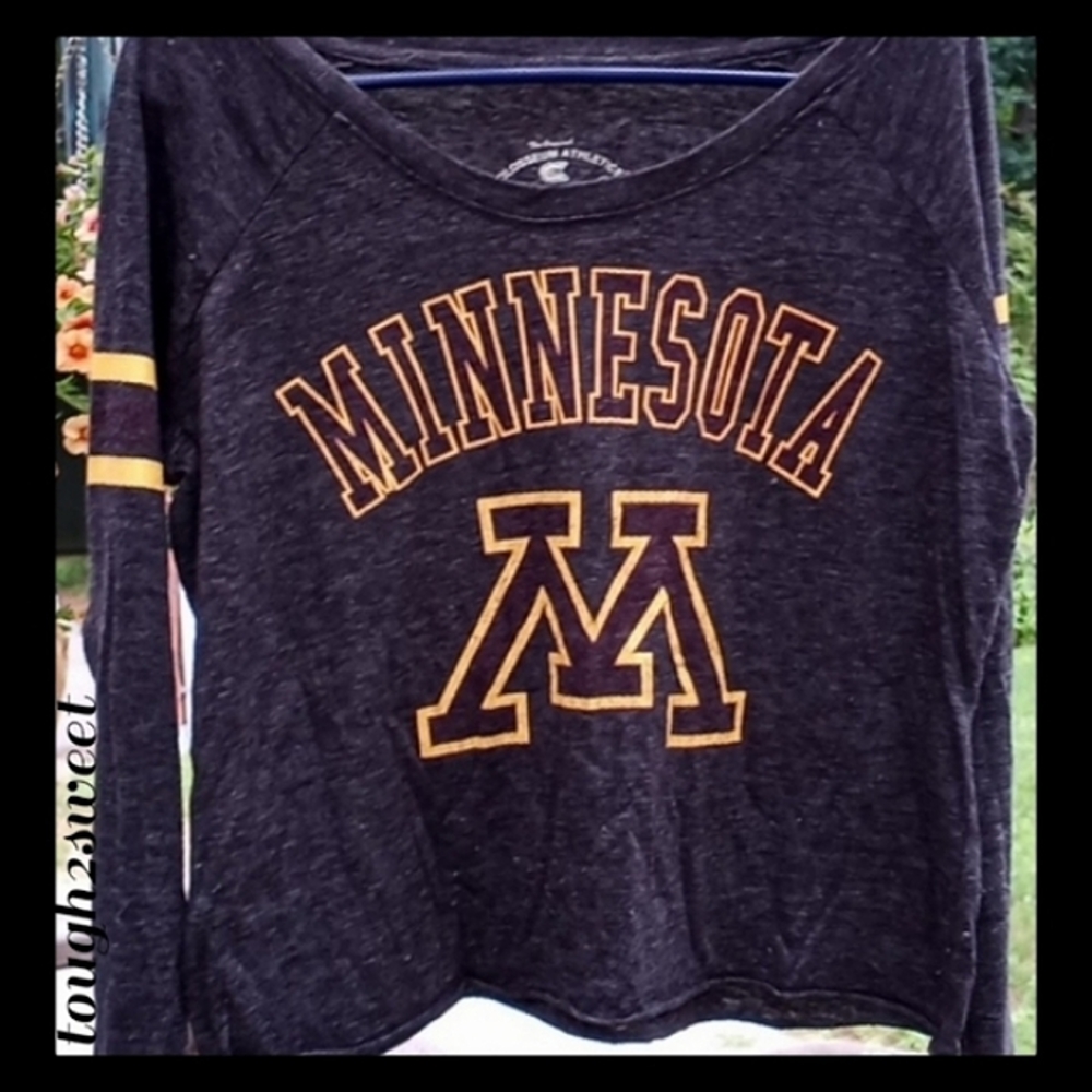 UNIVERSITY OF MINNESOTA STATE LONG SLEEVE SOFT TEE/ WOMEN'S XL - Picture 7 of 13